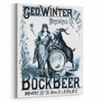 Vintage Advertising Poster: Geo. Winter Bock Beer Retro Wall Art