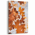 Autumn Canvas Art - Fall Leaves Wall Decor for Seasonal Home