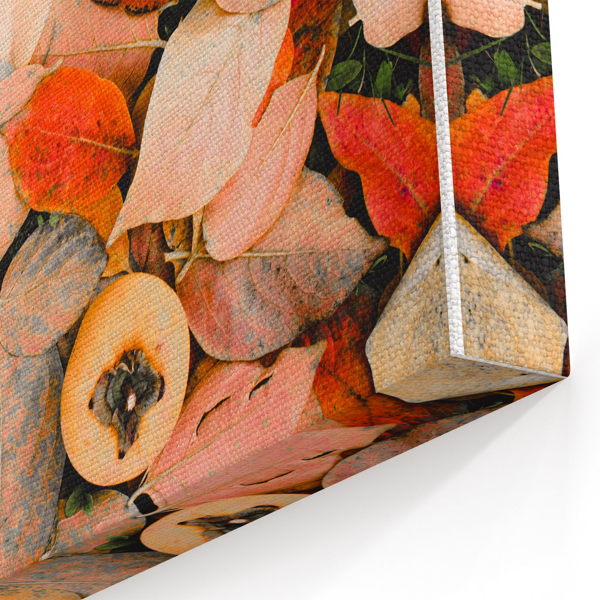 Fall Canvas Art - Autumn Leaves Wall Decor for Cozy Interiors