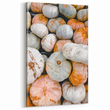Autumn Canvas Art - Rustic Fall Pumpkins for Cozy Wall Decor