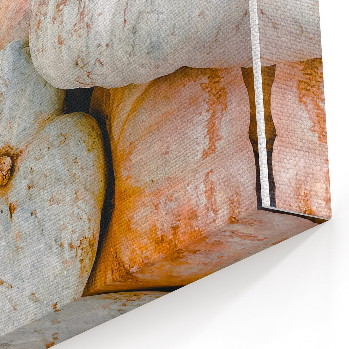 Autumn Canvas Art - Rustic Fall Pumpkins for Cozy Wall Decor