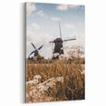 Fall Art Prints - Rustic Autumn Windmill Landscape Wall Decor