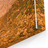 Autumn Wall Decor - Fall Canvas Art with Misty Forest Path