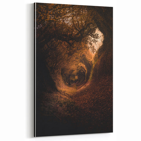 Fall Canvas Art - Enchanted Autumn Tunnel Wall Decor