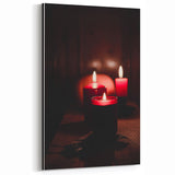 Fall Art Prints - Moody Autumn Candlelight Wall Decor