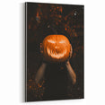 Spooky Jack-O’-Lantern - Fall Wall Art and Autumn Canvas Art