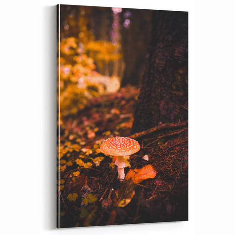 Enchanted Forest Mushroom - Autumn Wall Art and Fall Wall Decor