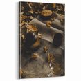 Autumn Tea Ritual - Fall Wall Art and Cozy Fall Canvas Print