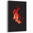 Flames of Autumn - Fall Wall Art and Fiery Fall Canvas Print