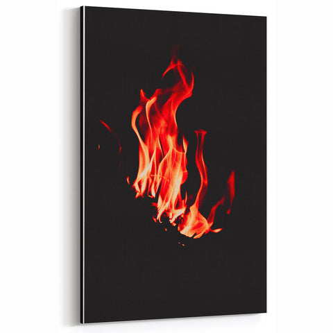 Flames of Autumn - Fall Wall Art and Fiery Fall Canvas Print
