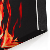 Flames of Autumn - Fall Wall Art and Fiery Fall Canvas Print