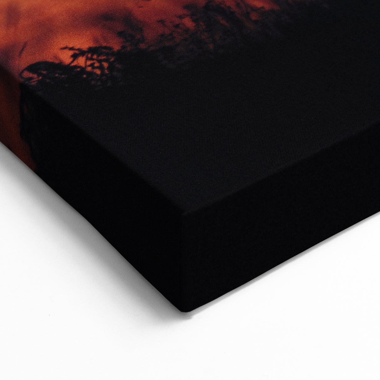 Autumn Twilight Tree - Fall Wall Art and Sunset Canvas Print