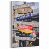 Rustic Signpost Charm - Fall Wall Art and Autumn Canvas Print