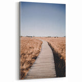 Autumn Boardwalk Trail - Fall Wall Art and Nature Canvas Print
