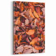 Fallen Autumn Leaves - Fall Wall Art and Rustic Canvas Print