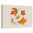 Watercolor Autumn Leaves - Fall Wall Art and Botanical Print