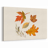 Watercolor Autumn Leaves - Fall Wall Art and Botanical Print