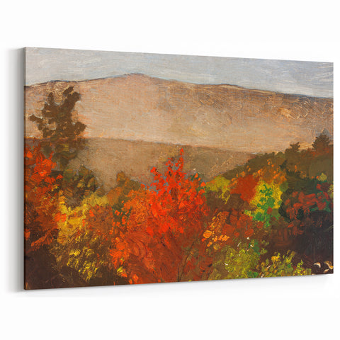 Autumn Mountain Landscape - Fall Wall Art and Nature Canvas Print