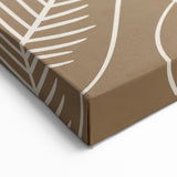 Minimalist Fall Leaf Pattern - Autumn Wall Art and Modern Print