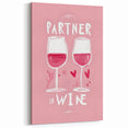 Partner in Wine Wall Art – Fun Romantic Wine & Bar Decor