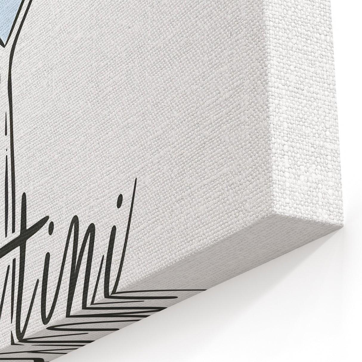 Minimalist Martini Wall Art – Elegant Bar & Beverage Print