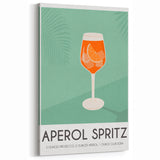 Aperol Spritz Cocktail – Stylish Cocktail Wall Art for Bar & Kitchen