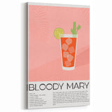 Bloody Mary Cocktail – Trendy Cocktail Wall Art for Bar & Kitchen