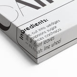 Caipiroska Mint Cocktail – Refreshing Cocktail Wall Art for Bar & Kitchen