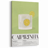 Caipirinha Cocktail Wall Art – Bar & Beverage Wall Art Print