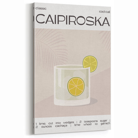 Caipiroska Cocktail Wall Art – Bar & Beverage Wall Art Print