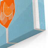 Campari Spritz Cocktail Wall Art – Bar & Beverage Decor Print