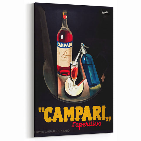 Campari L’Aperitivo Vintage Wall Art – Bar & Beverage Print