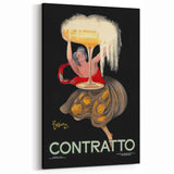 Contratto Vintage Champagne Wall Art – Bar & Beverage Print
