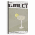 Gimlet Cocktail Wall Art – Classic Bar & Beverage Decor Print