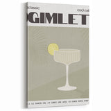 Gimlet Cocktail Wall Art – Classic Bar & Beverage Decor Print