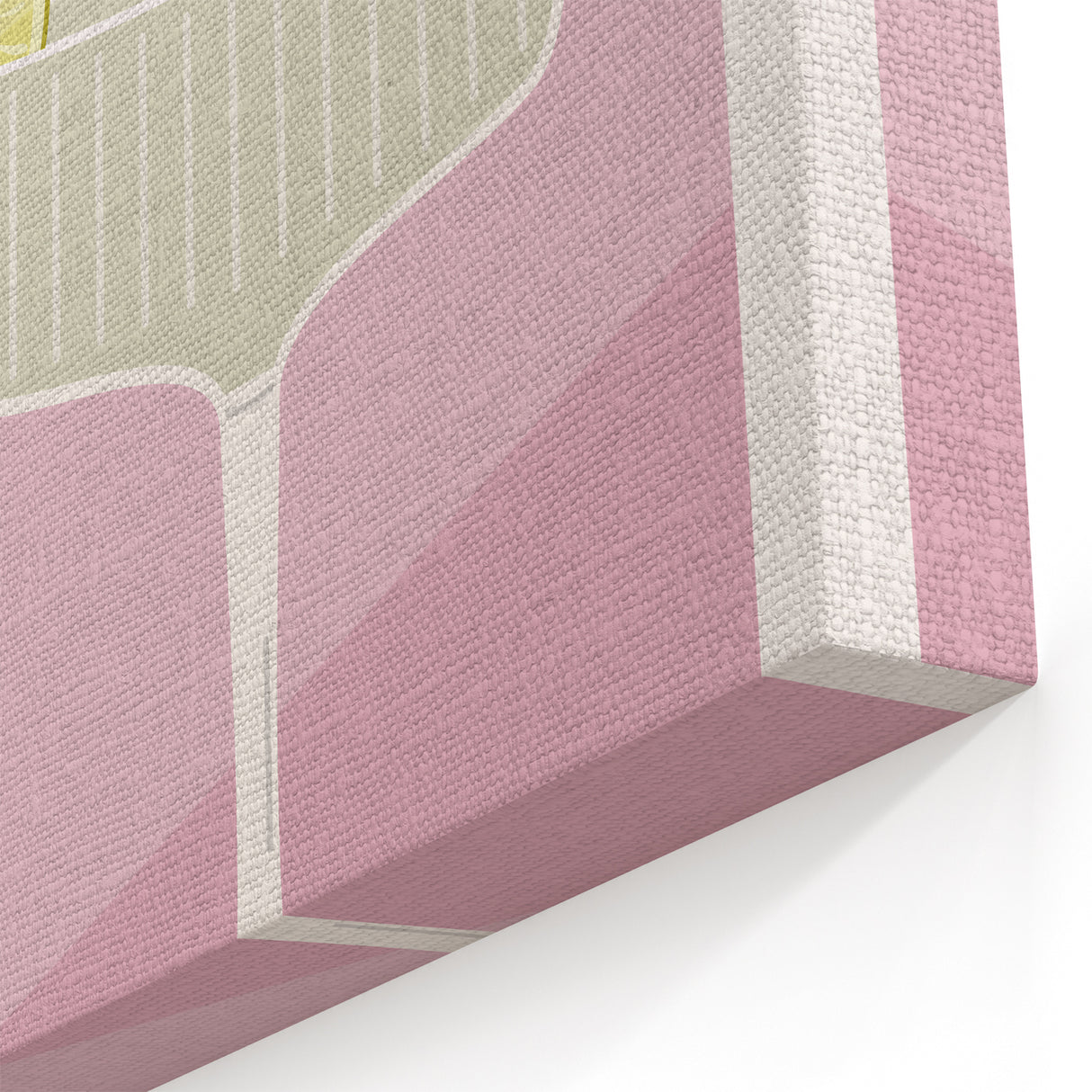 Gimlet Cocktail Wall Art – Elegant Pink Bar & Beverage Print