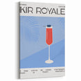 Kir Royale Cocktail Wall Art – Elegant Bar & Beverage Print