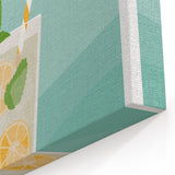 Classic Lemonade Cocktail Wall Art – Refreshing Kitchen Decor