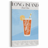 Long Island Iced Tea Cocktail Wall Art – Bar & Beverage Wall Decor