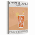 Long Island Iced Tea Bar Wall Art – Beverage & Cocktail Print