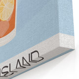 Long Island Iced Tea Recipe Wall Art – Bar & Cocktail Decor