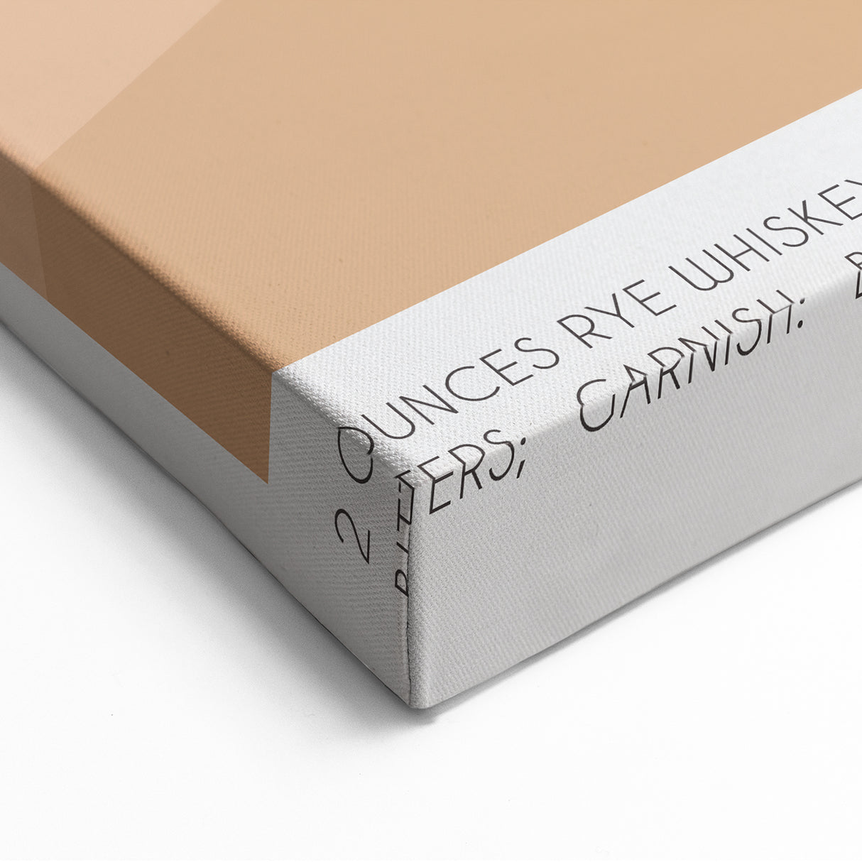 Manhattan Cocktail Recipe Wall Art – Bar & Beverage Decor