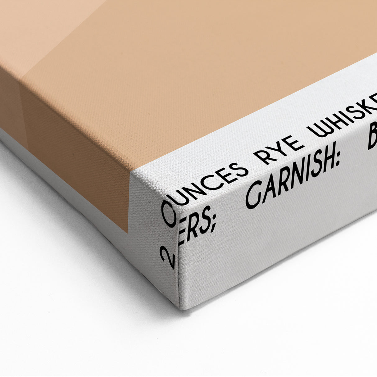 Classic Manhattan Cocktail Wall Art – Elegant Bar & Beverage Print