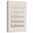 Minimalist Halloween Typography Wall Art - Halloween Wall Decor