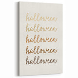 Minimalist Halloween Typography Wall Art - Halloween Wall Decor