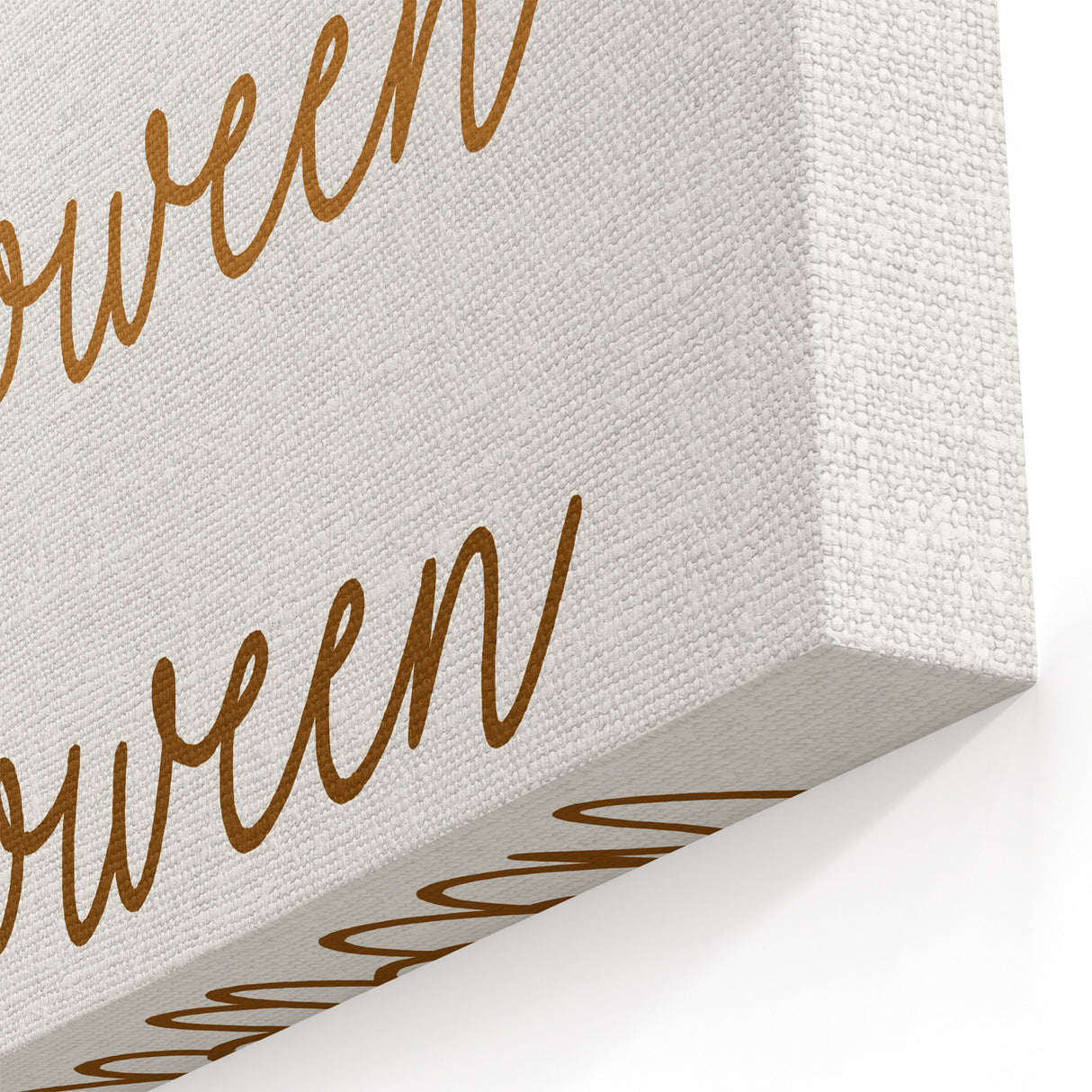 Minimalist Halloween Typography Wall Art - Halloween Wall Decor