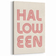 Retro Halloween Typography Wall Art - Modern Halloween Wall Decor