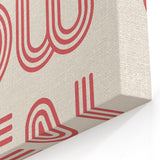 Retro Halloween Typography Wall Art - Modern Halloween Wall Decor