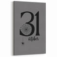 October 31st Halloween Wall Art - Spooky Minimalist Halloween Decor