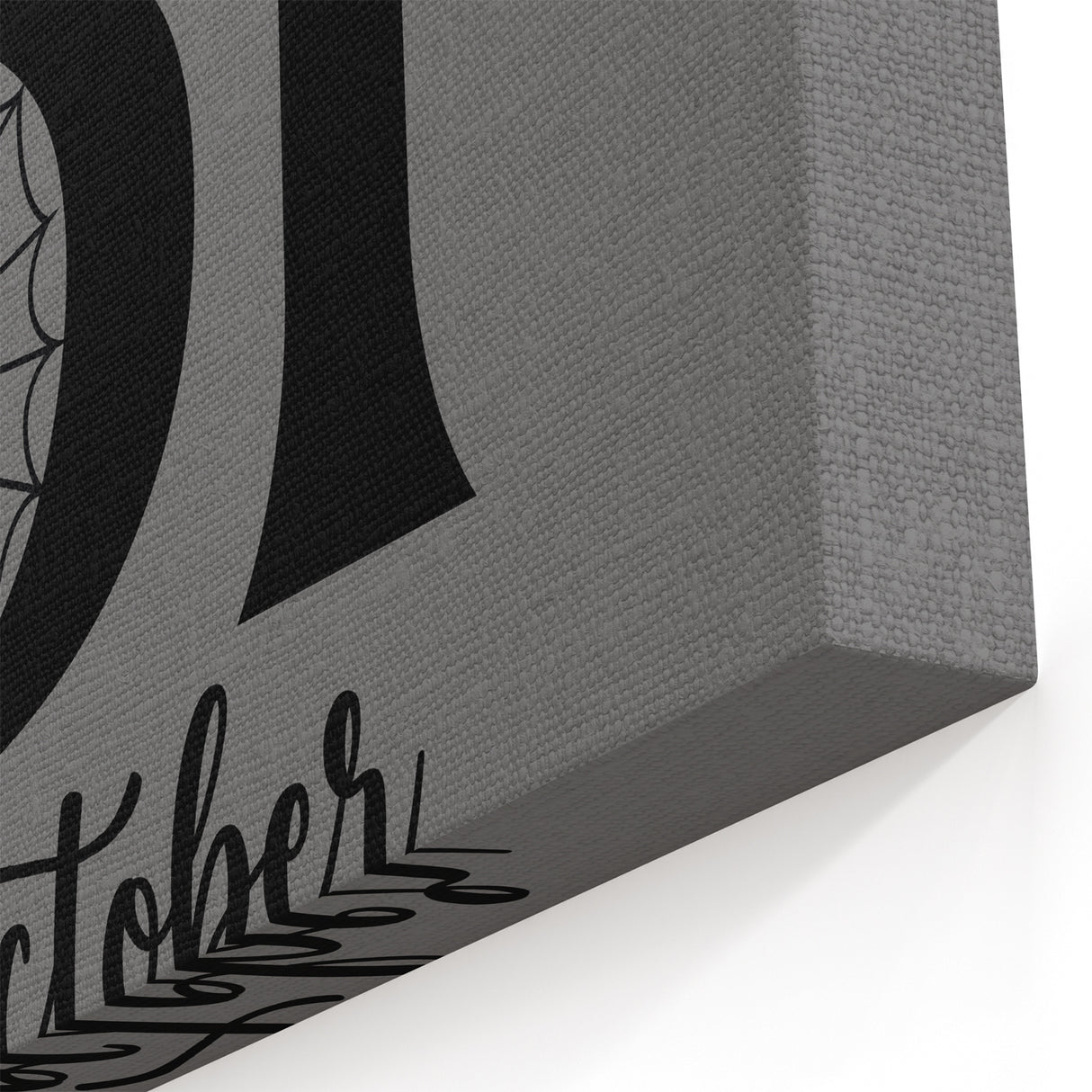 October 31st Halloween Wall Art - Spooky Minimalist Halloween Decor